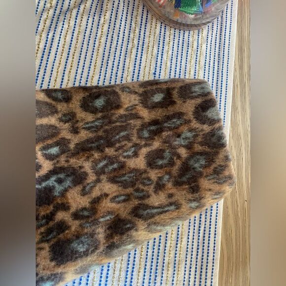 UGG Women's Hattie Long Oversized Coat Animal Print Novelty Size Médium - Picture 12 of 17